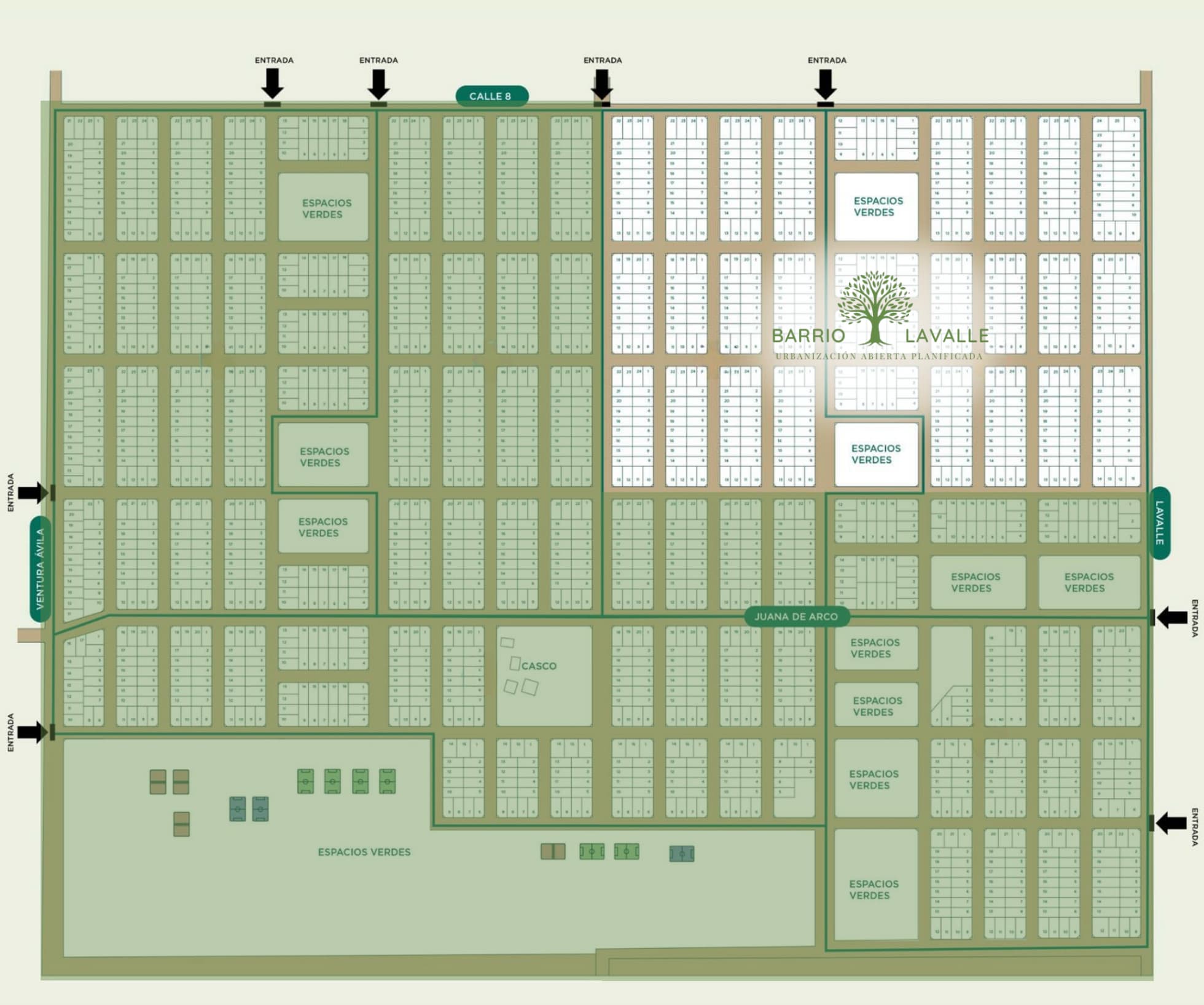 Plano Campos de Ávila